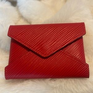 Louis Vuitton Kirigami Pochette Size small in Red Epi Leather